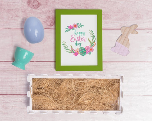 Free Editable Scene Creator Easter Mockup Psd