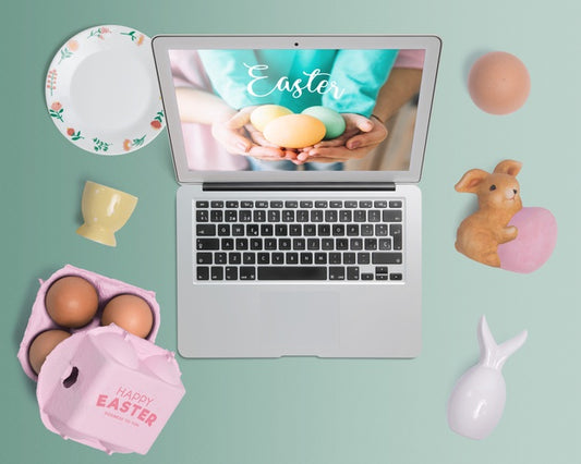 Free Editable Scene Creator Easter Mockup Psd