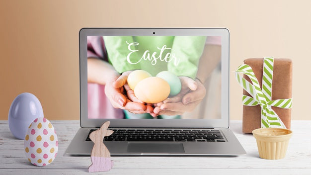 Free Editable Scene Creator Easter Mockup Psd