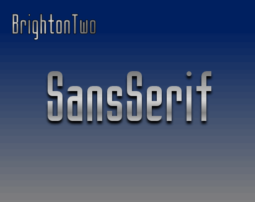 Free BrightonTwo Sans NBP Font