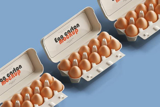 Free Egg Carton Mockup Psd