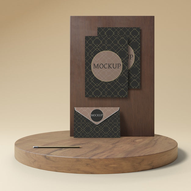 Free Elegant Branding Concept Mock-Up Psd