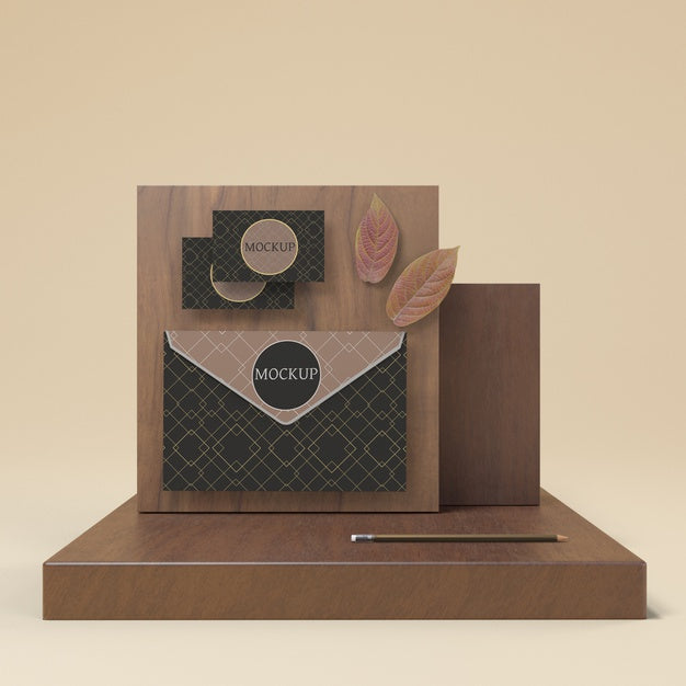 Free Elegant Branding Concept Mock-Up Psd