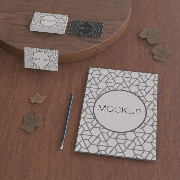 Free Elegant Branding Concept Mock-Up Psd