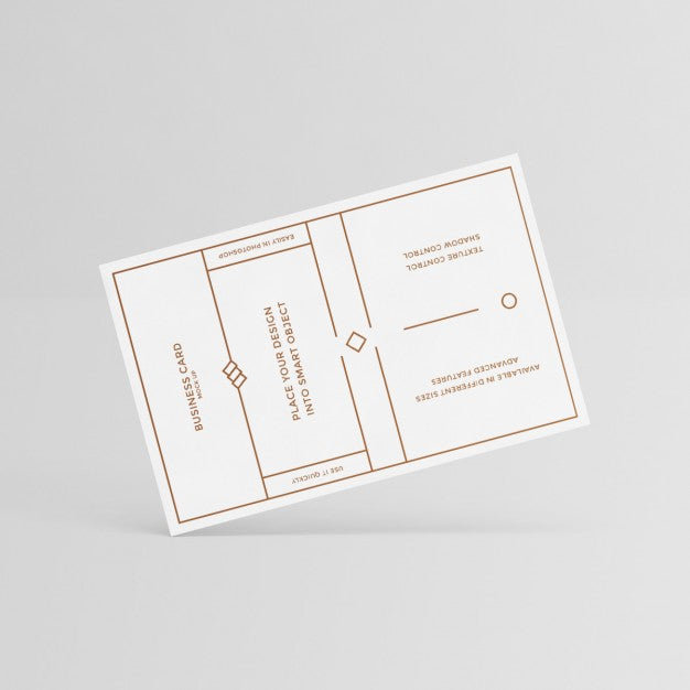 Free Elegant Business Card Mock Up Psd