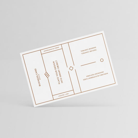 Free Elegant Business Card Mock Up Psd