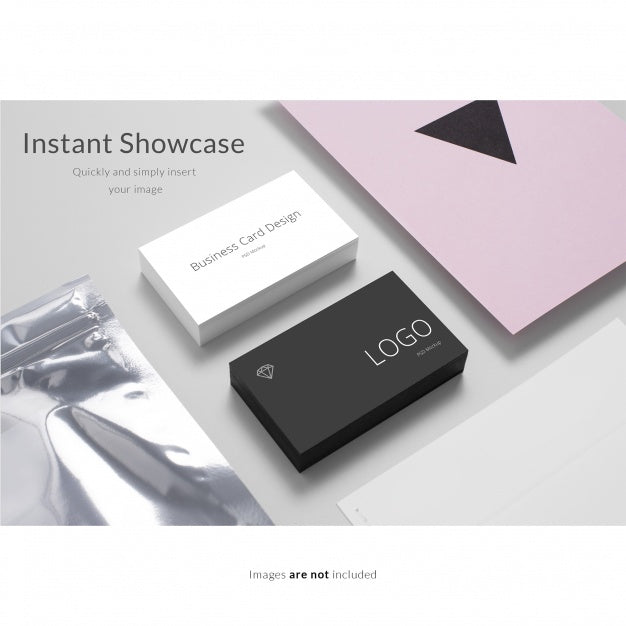 Free Elegant Business Card Mock Up Psd