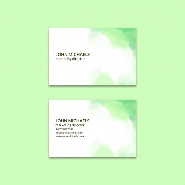 Free Elegant Business Card Mockup Psd