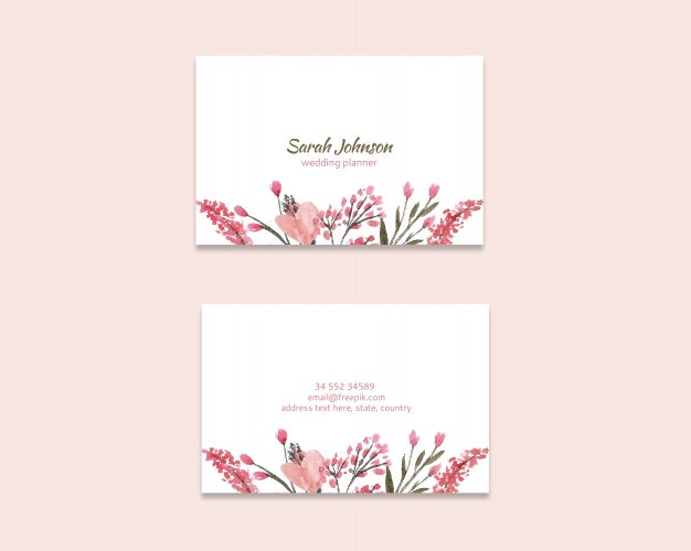 Free Elegant Business Card Mockup Psd