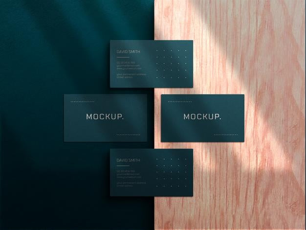 Free Elegant Business Card Mockup Psd