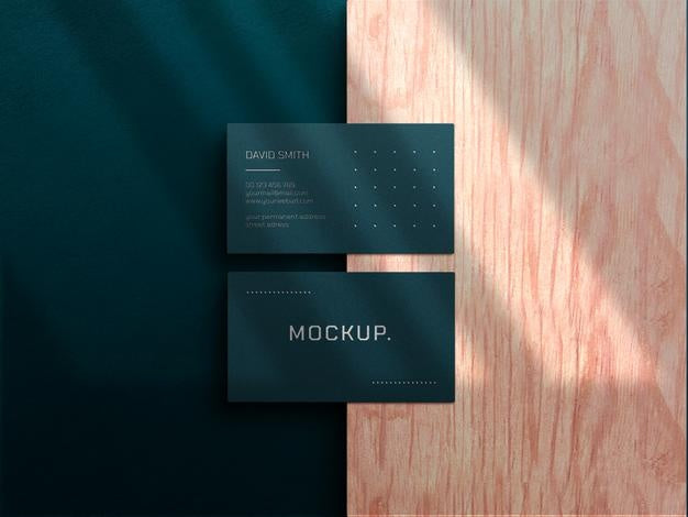 Free Elegant Business Card Mockup Psd