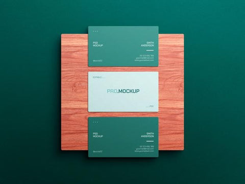 Free Elegant Business Card Mockup Psd