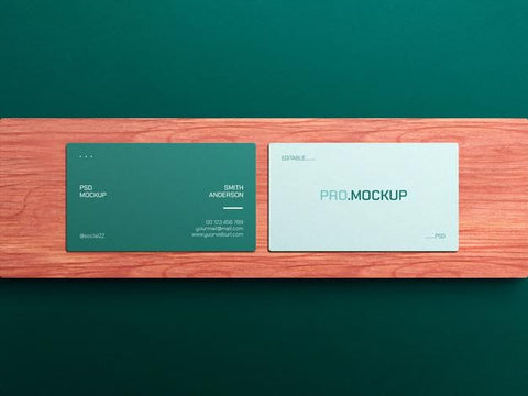 Free Elegant Business Card Mockup Psd