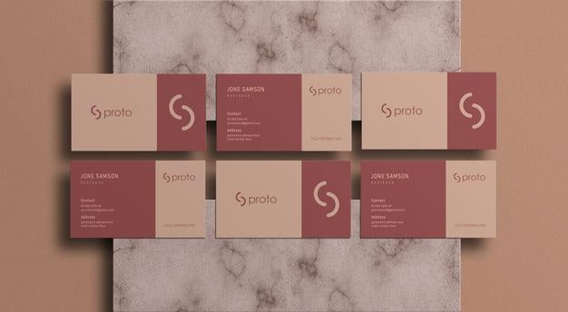 Free Elegant Business Card Mockup Psd