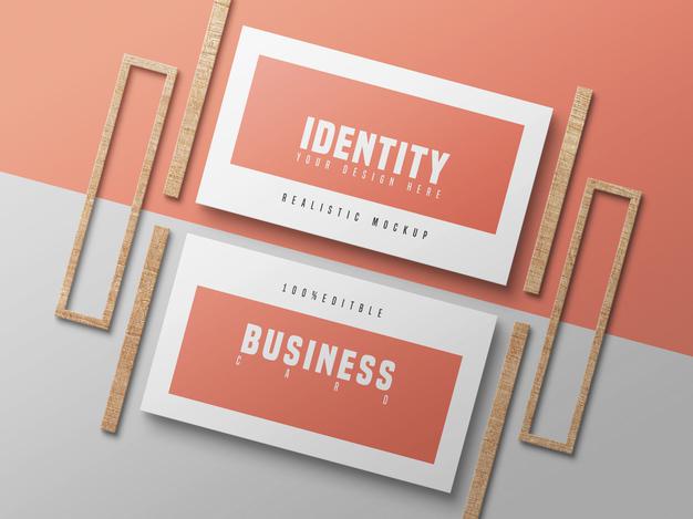 Free Elegant Business Card Psd Mockup Psd