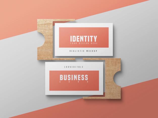 Free Elegant Business Card Psd Mockup Psd