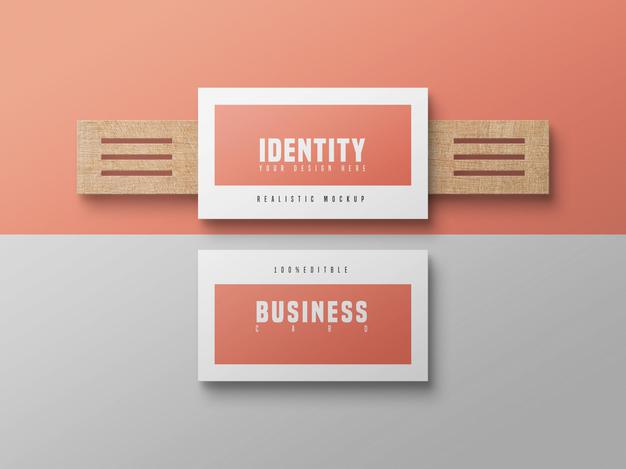 Free Elegant Business Card Psd Mockup Psd