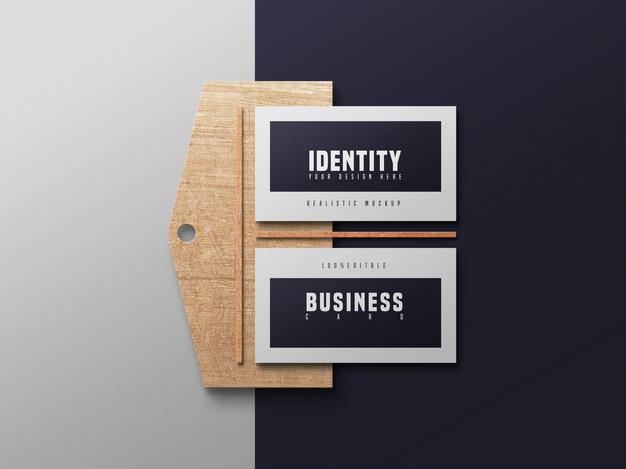 Free Elegant Business Cards Mockup Psd