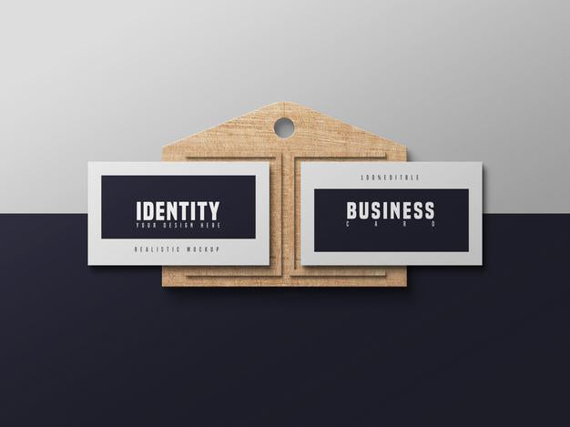 Free Elegant Business Cards Mockup Psd