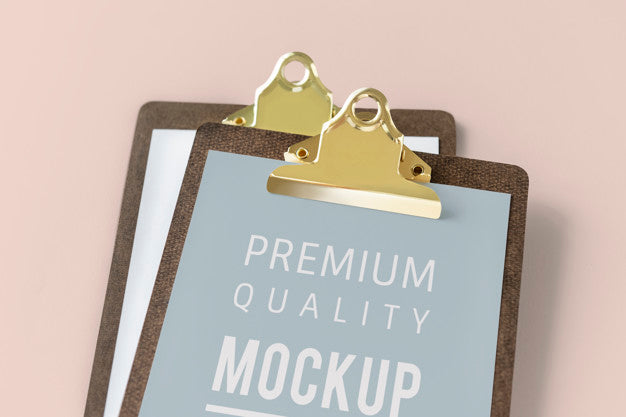 Free Elegant Clipboard Mockup Psd