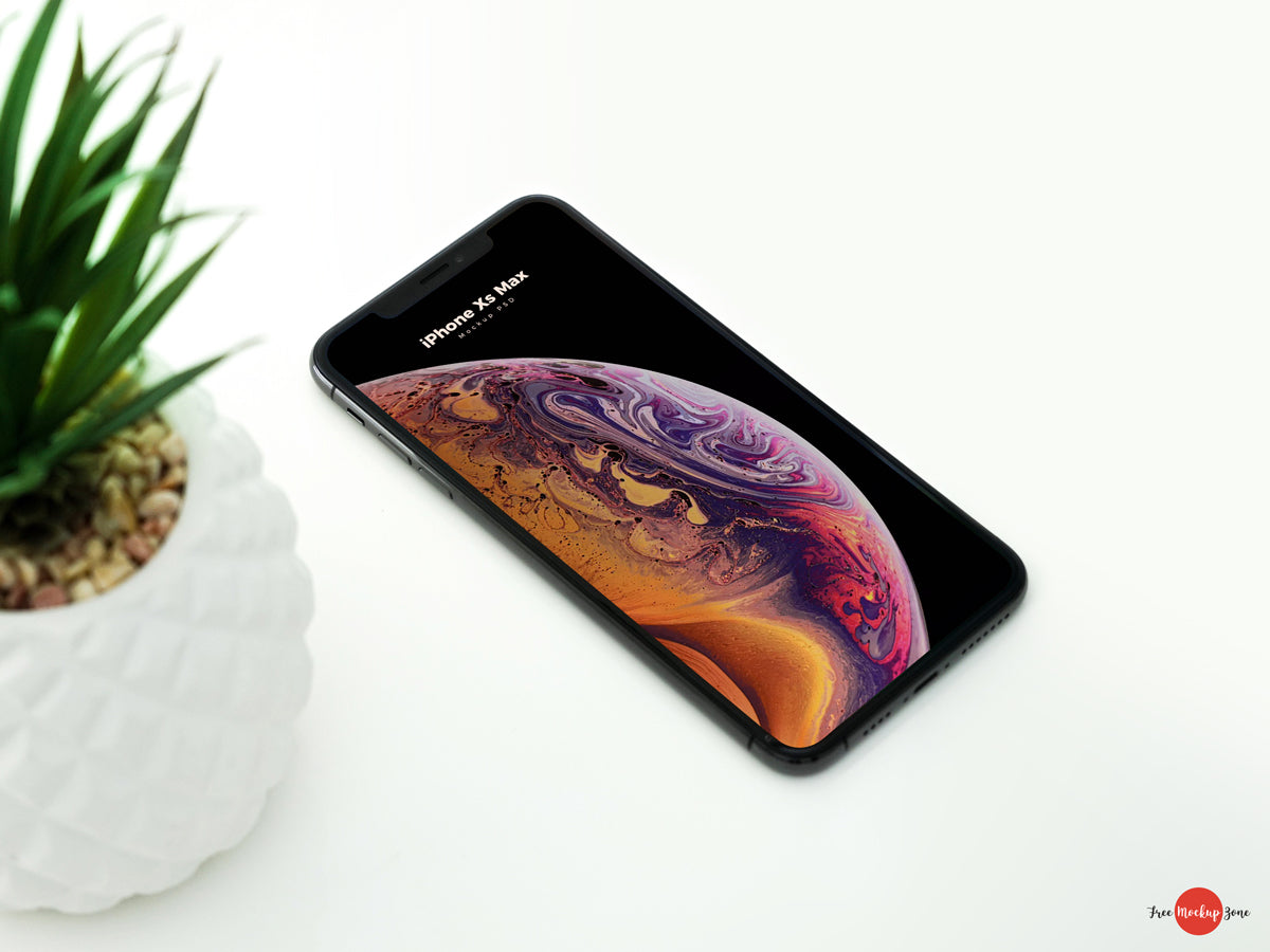 Free Elegant Iphone Xs Max Mockup Psd