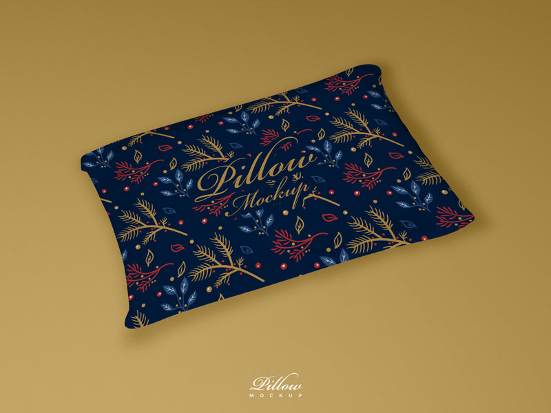 Free Elegant Pillow Mockup Psd