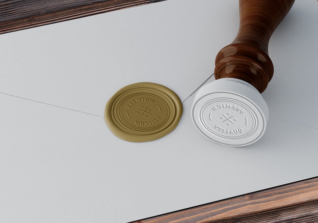 Free Elegant Stamp Or Badge Mockup Psd