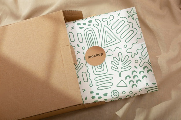 Free Elegant Wrapping Paper Real Context Mockup Psd