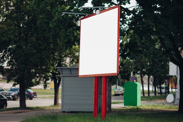 Free Empty Billboard In The City Psd