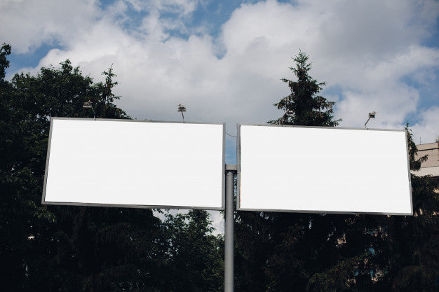 Free Empty Billboard In The City Psd