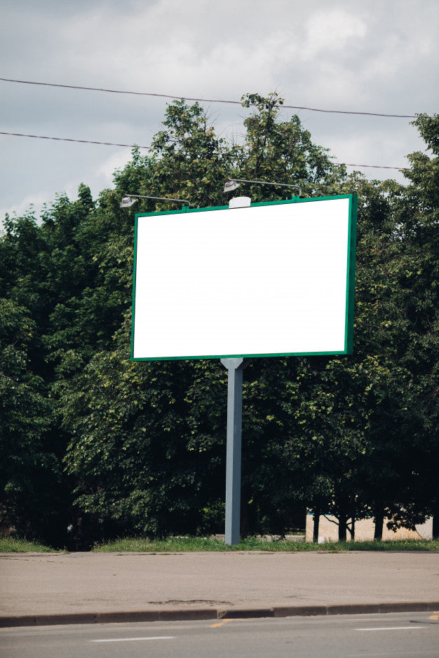 Free Empty Billboard In The City Psd