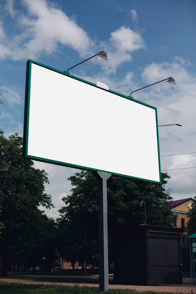 Free Empty Billboard In The City Psd