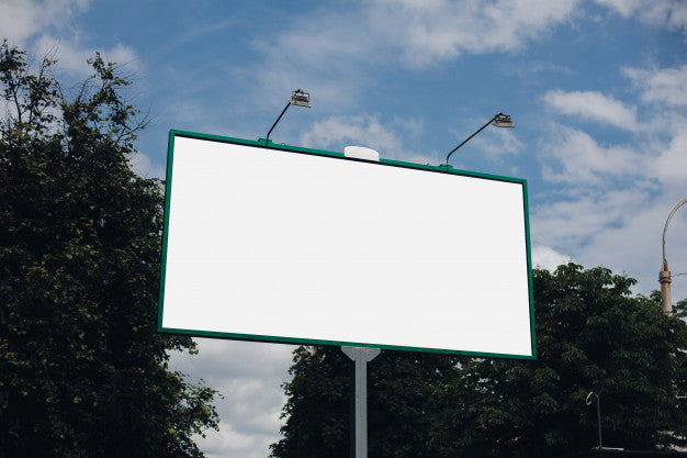 Free Empty Billboard In The City Psd