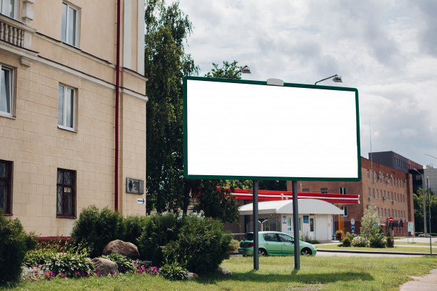 Free Empty Billboard In The City Psd