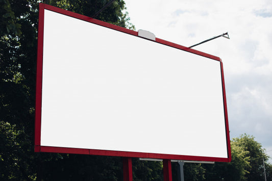 Free Empty Billboard In The City Psd