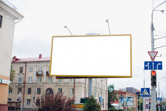 Free Empty Billboard In The City Psd