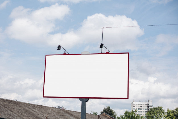 Free Empty Billboard In The City Psd