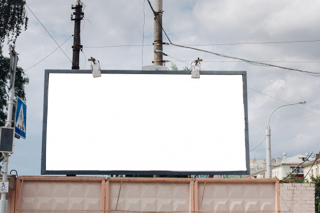 Free Empty Billboard In The City Psd