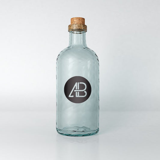 Free Empty Bottle Mock Up Psd