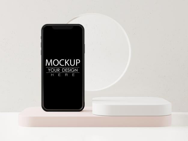 Free Empty Screen Smartphone Mockup Psd