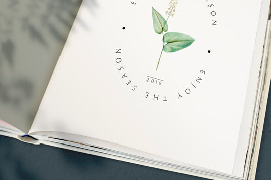 Free Enjoy The Season Magazine Mockup Psd