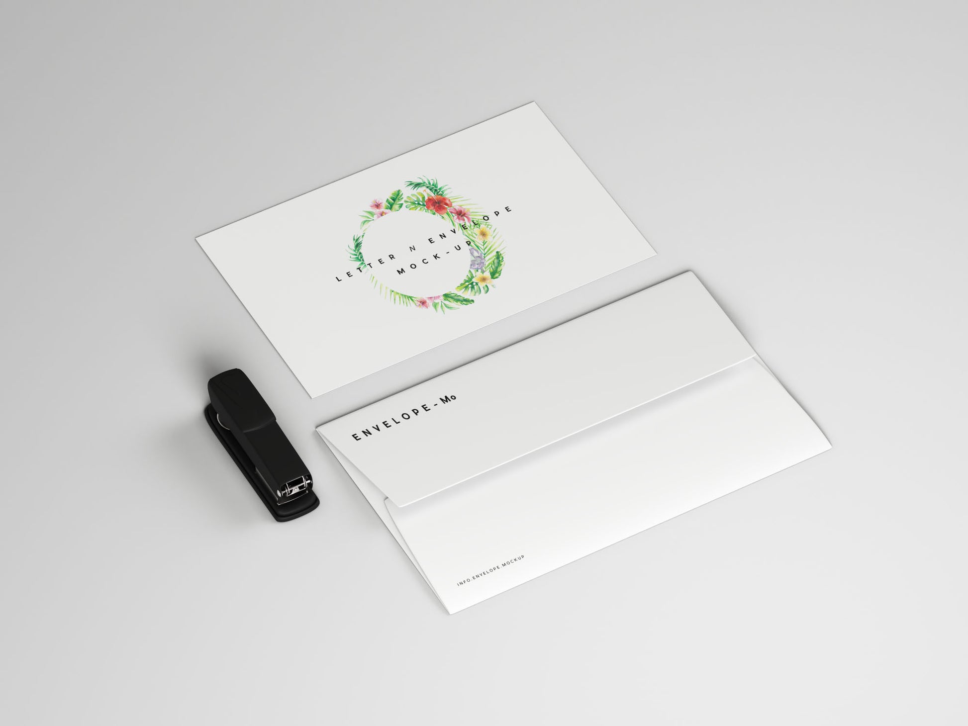 Free Envelope And Letter Mockup