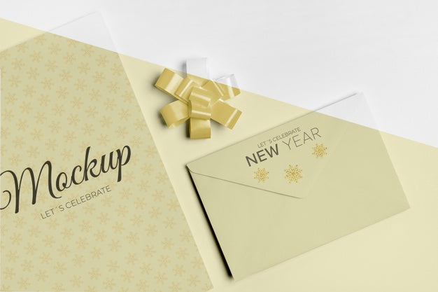 Free Envelope With Invitation Card Psd