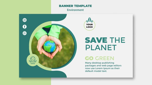 Free Enviroment Concept Mock-Up Psd