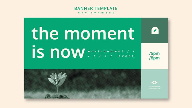 Free Environment Banner Template Concept Template Psd