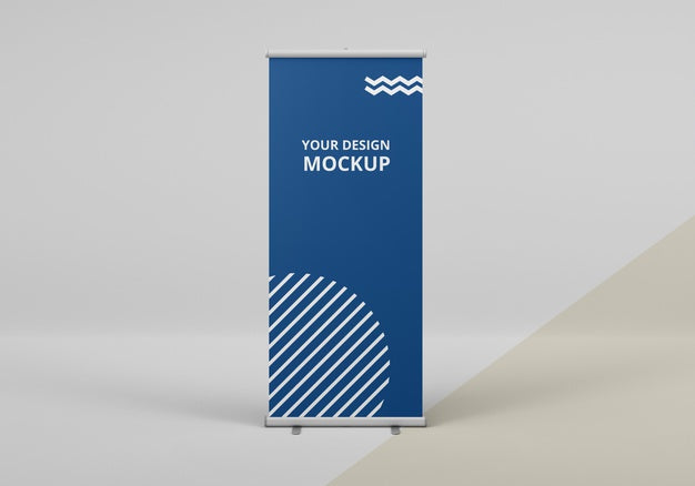 Free Exhibition Stand Mock-Up Arrangement Psd