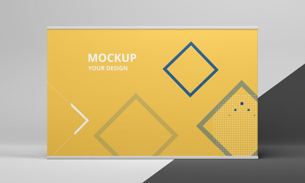 Free Exhibition Stand Mock-Up Arrangement Psd