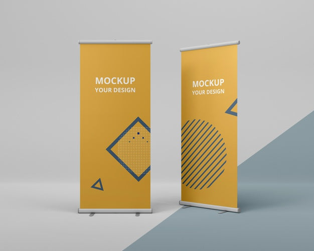 Free Exhibition Stand Mock-Up Assortment Psd