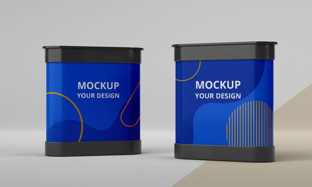 Free Exhibition Stand Mock-Up Assortment Psd