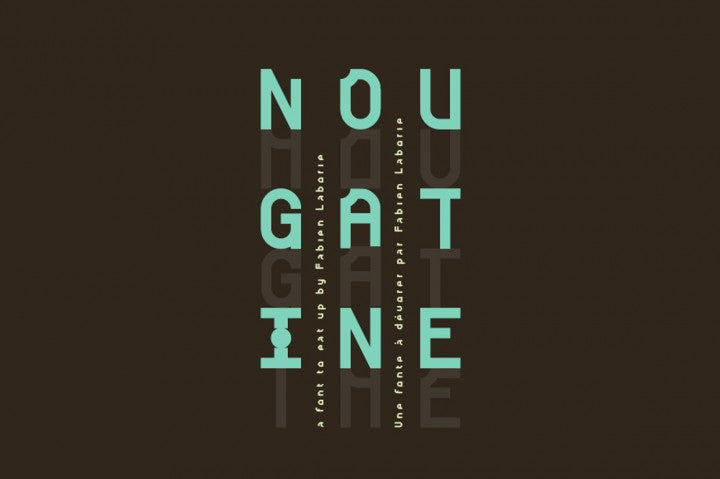 Free Font Nougatine - Personal Use Only